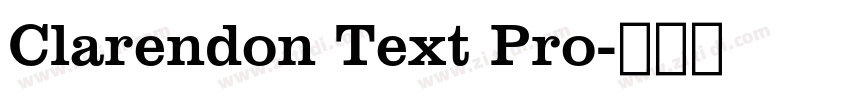 Clarendon Text Pro字体转换